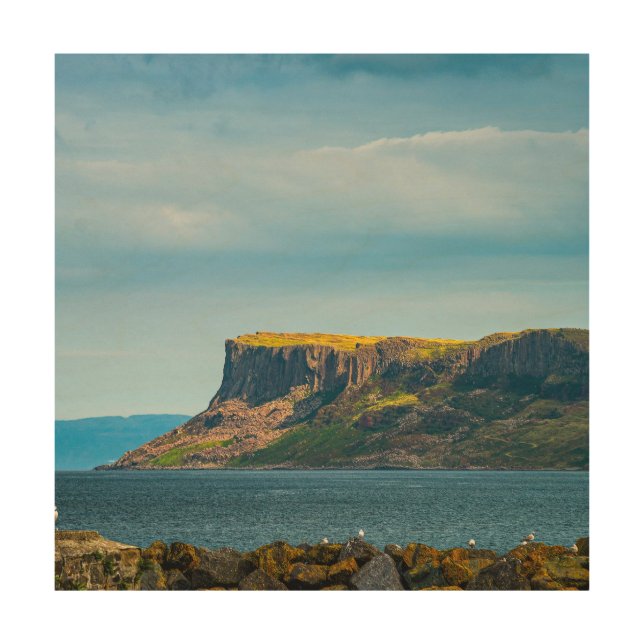 The Towering Bastion of Fair Head Wood Wall Art (Front)