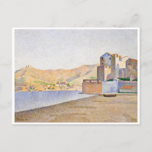 The Town Beach Collioure Opus 165 1887 Postcard
