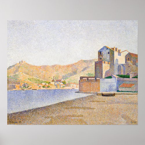 The Town Beach Collioure Opus 165 1887 Poster