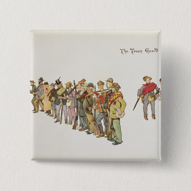 The Town Guard from The Leaguer of Ladysmith Pinback Button (Front)