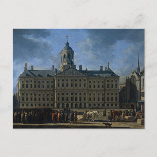 The town hall on the Dam, Amsterdam Postcard (Front)