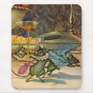 The Town Mouse and The Country Mouse Mouse Pad