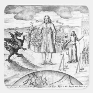 The Town of Mansoul Square Sticker