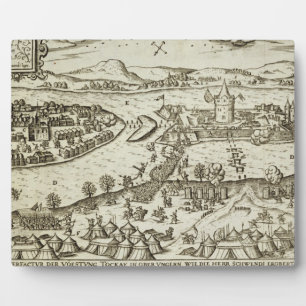 The Town of Tokay Recovered from the Turks by Herr Plaque