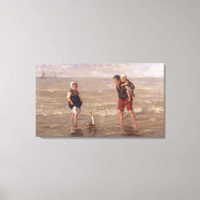 The Toy Boat Canvas Print (Front)
