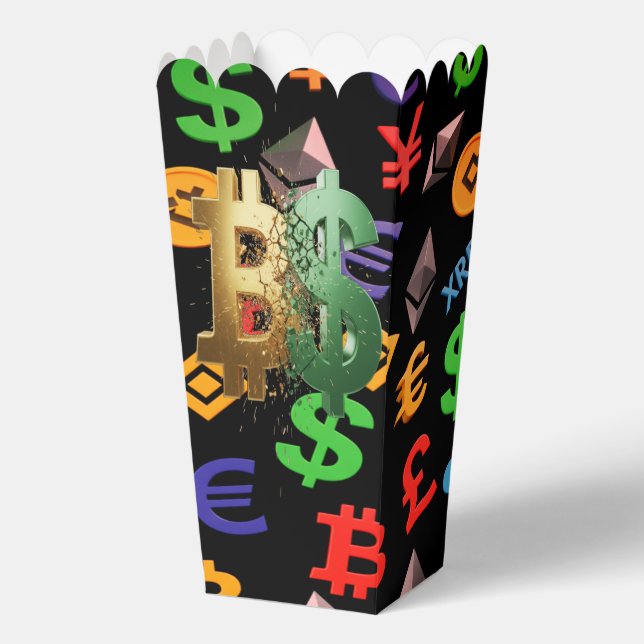 The Trader Dream Collection Candlestick Charts Favor Boxes (Front)