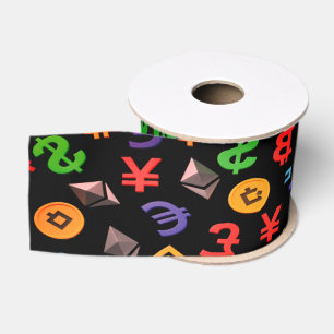 The Trader Dream Collection Candlestick Charts Grosgrain Ribbon