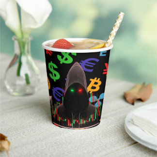 The Trader Dream Collection Candlestick Charts Paper Cups