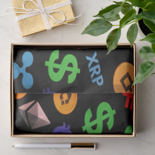 The Trader Dream Collection Candlestick Charts Tissue Paper