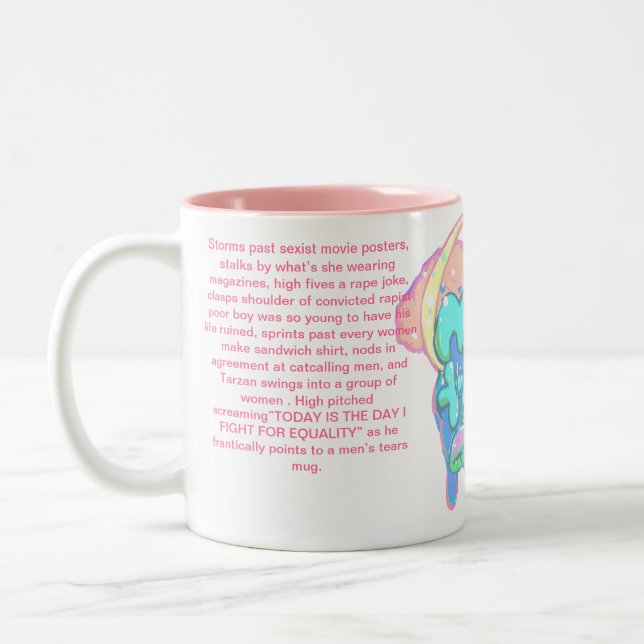 The Tradgedy, The Struggle, Men's Tears Mug (Left)