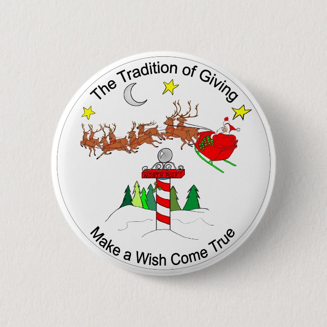 The Tradition of Giving Button (Front)