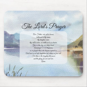 The Traditional Lord's Prayer Mouse Pad