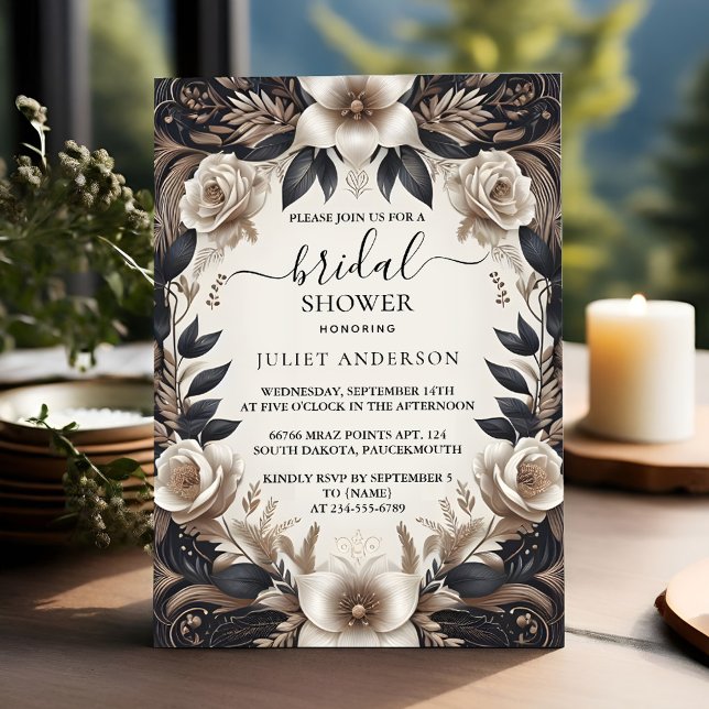 The Traditional Marriage Vow Renewal Bridal Shower Invitation (Creator Uploaded)