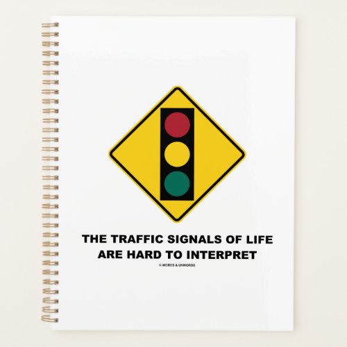 The Traffic Signals Of Life Are Hard To Interpret Planner