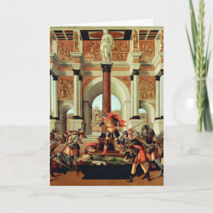The Tragedy of Lucretia by Sandro Botticelli Card