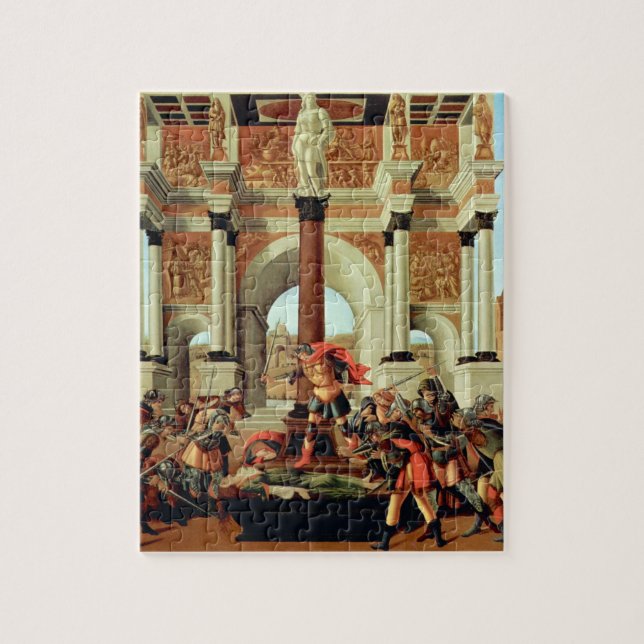 The Tragedy of Lucretia by Sandro Botticelli Jigsaw Puzzle (Vertical)