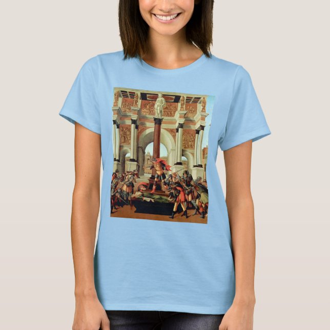 The Tragedy of Lucretia by Sandro Botticelli T-Shirt (Front)