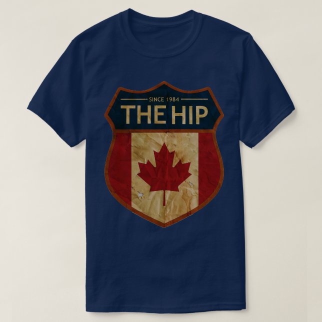 The Tragically Hip Pillow T-Shirt (Design Front)
