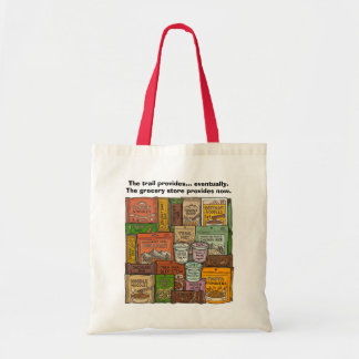 The trail provides... Funny Tote Bag