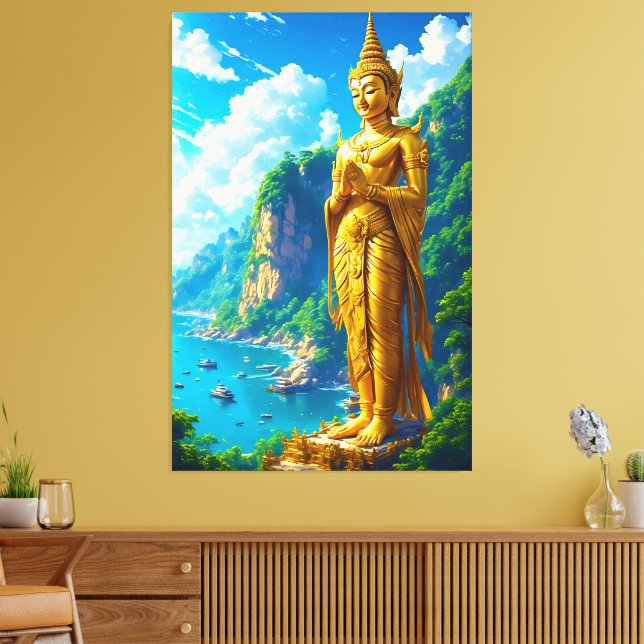 The Tranquil Protector Canvas Print (Insitu(LivingRoom))