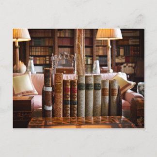 The Tranquility of the Library Postcard