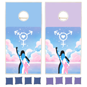 The Trans Signal Cornhole Set