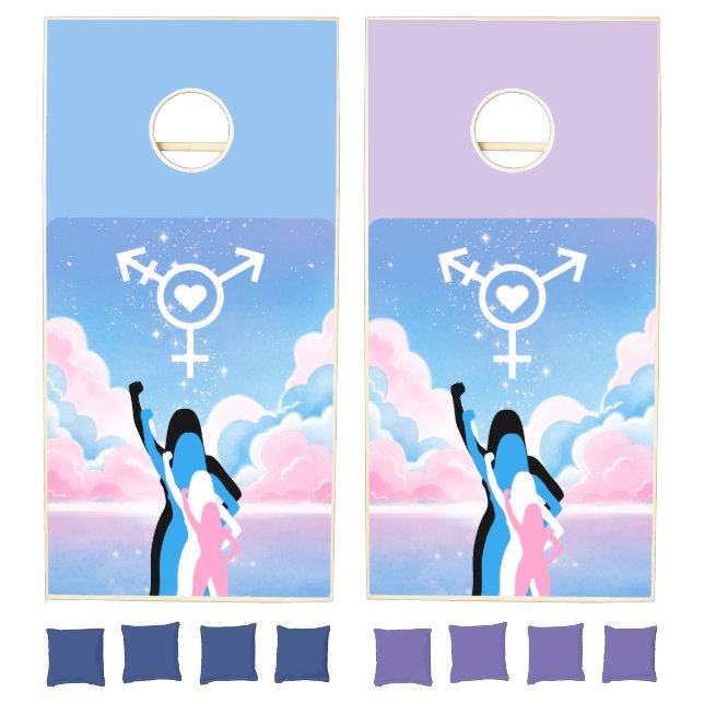 The Trans Signal Cornhole Set (Set)