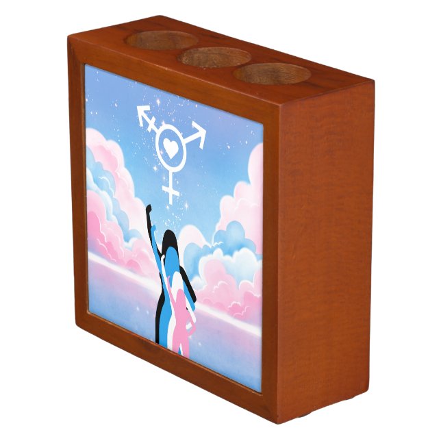 The Trans Signal Desk Organizer (Angled)