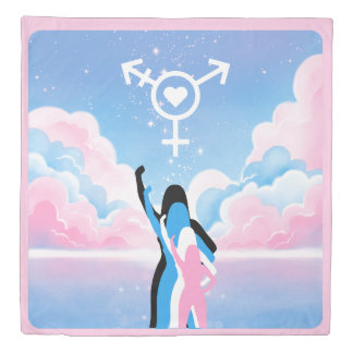 The Trans Signal Duvet Cover