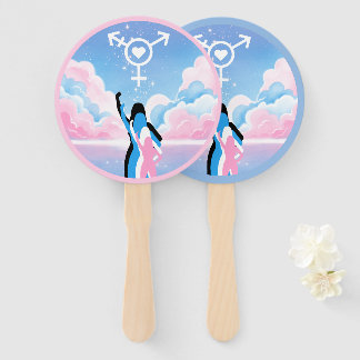 The Trans Signal Hand Fan