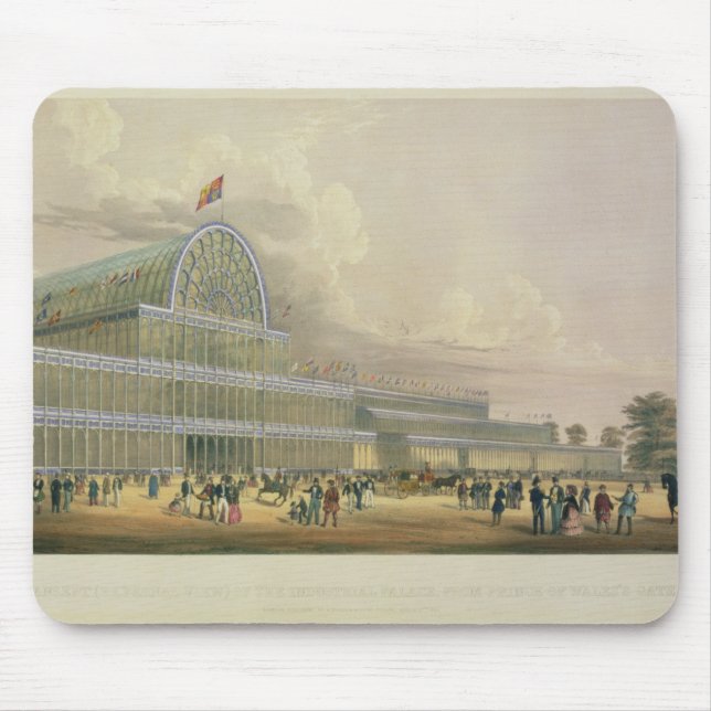 The Transept of the Crystal Palace, from the Princ Mouse Pad (Front)