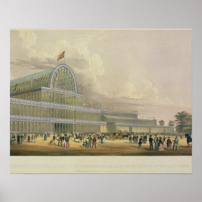 The Transept of the Crystal Palace, from the Princ Poster (Front)