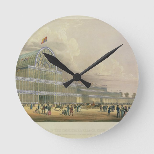 The Transept of the Crystal Palace, from the Princ Round Clock (Front)