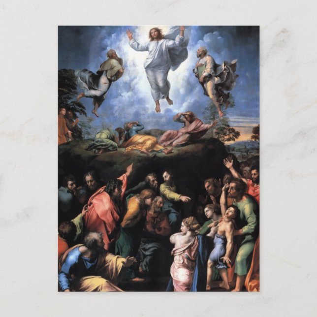 The Transfiguration by Raphael Postcard (Front)