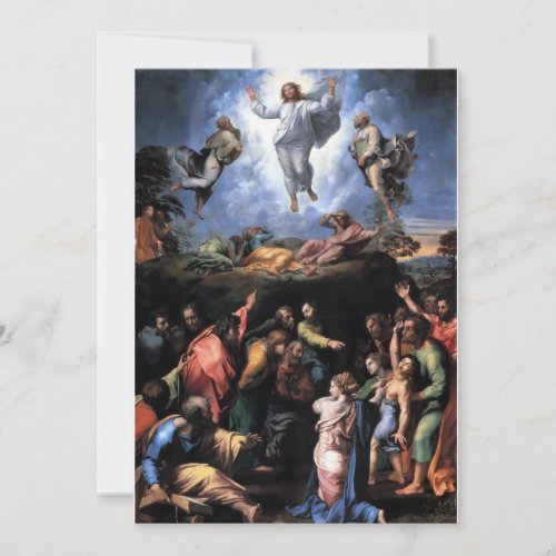 The Transfiguration Fine art Invitation