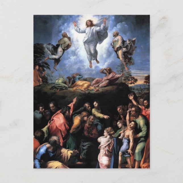 The Transfiguration Fine art Postcard (Front)