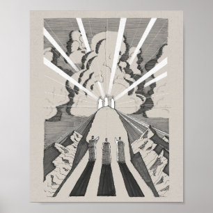 The Transfiguration – Jesus, Moses, and Elijah Poster