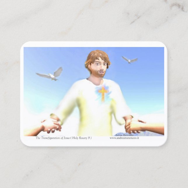 The Transfiguration of Jesus Calling Card (Front)