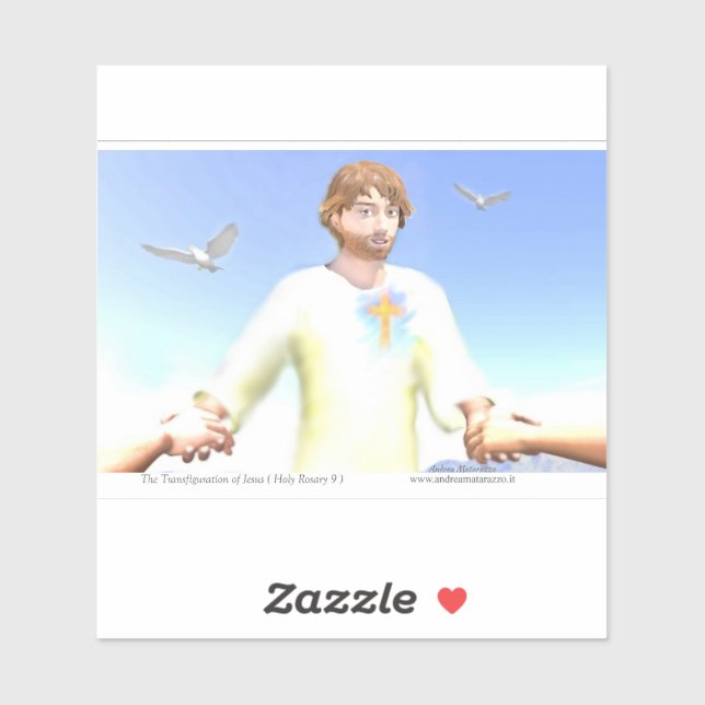 The Transfiguration of Jesus Sticker (Sheet)