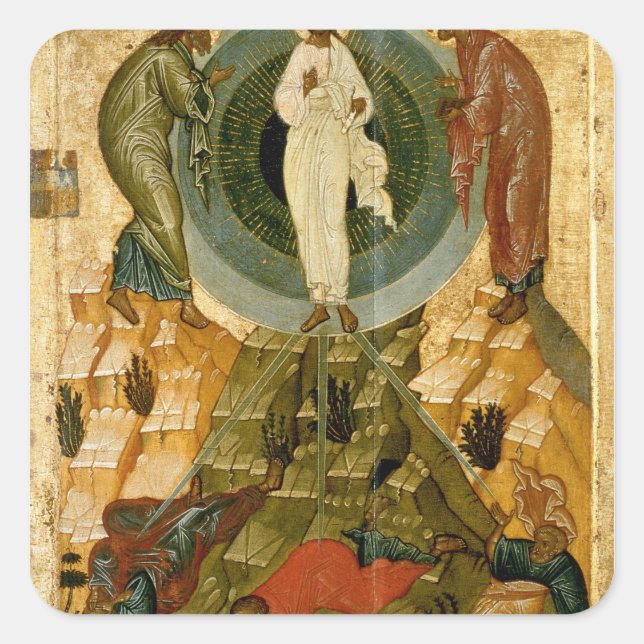 The Transfiguration of Our Lord Square Sticker (Front)