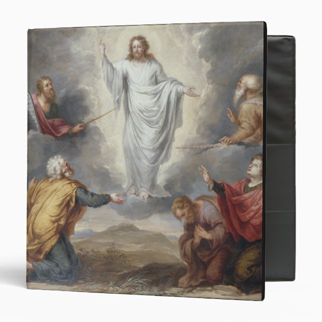 The Transfiguration (oil on copper) 3 Ring Binder (Front/Inside)