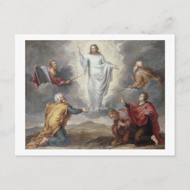 The Transfiguration (oil on copper) Postcard (Front)
