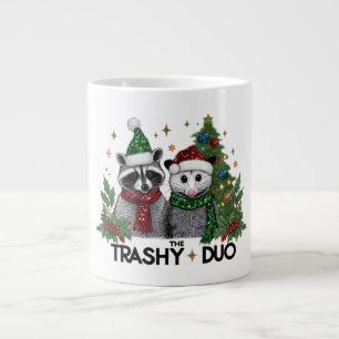 The Trashy Duo Cute Animals Christmas JUMBO Mug