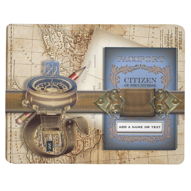 The Traveler Funny Personalized Passport Journal (Outside)