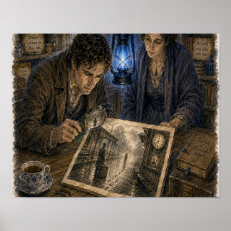The Traveler in the Photograph: RH-WC-B2-017 Poster
