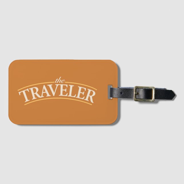 The Traveler Luggage Tag (Front Horizontal)