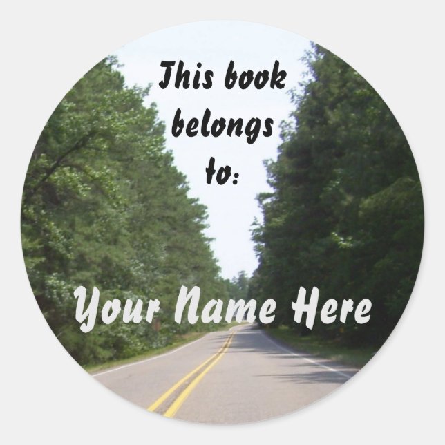 The Traveler's Book Labels (Front)