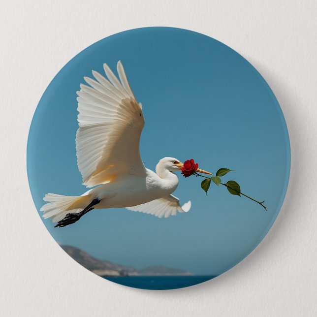 The traveling bird button (Front)