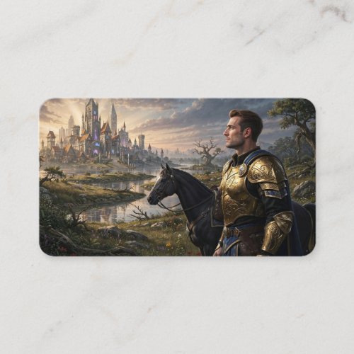 The Traveling Paladin Bookmark Business Card
