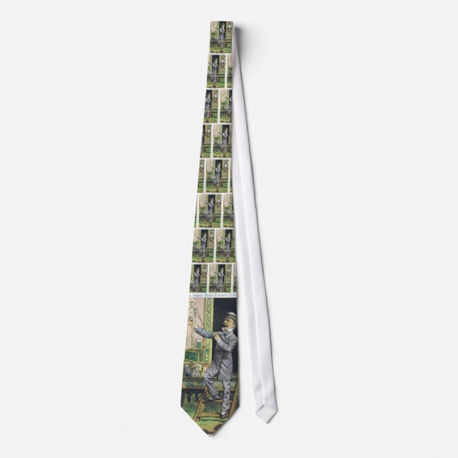"The Traveling Quack" Snake Oil Salesman Tie (Front)
